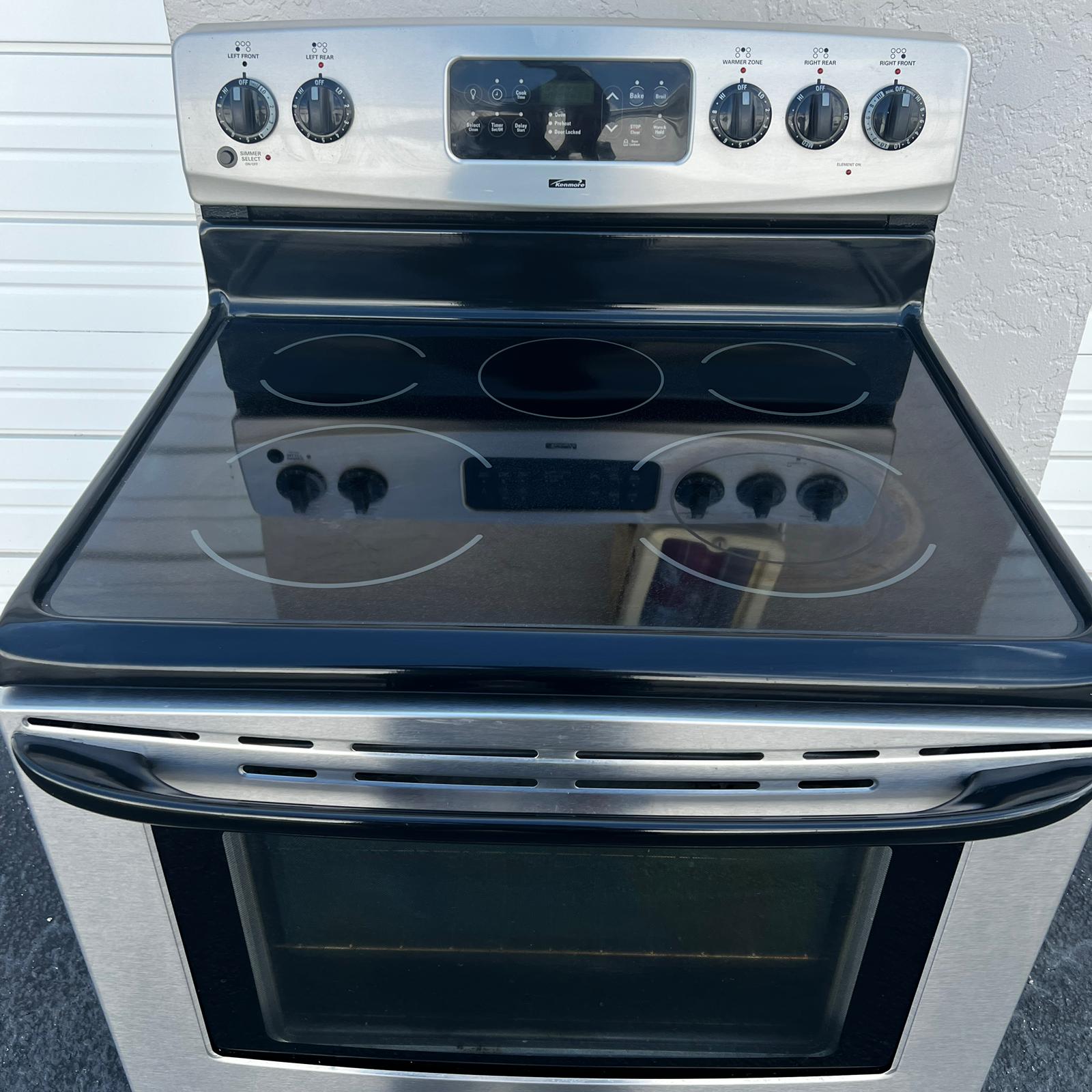 Kenmore Stainless Steel Electric Stove Kenmore Stainless Steel Electric Stove